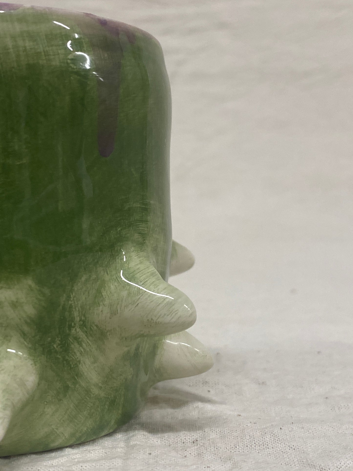 Tazza Verde e Viola Colato