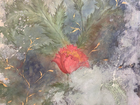 Pannello Peonia Verde