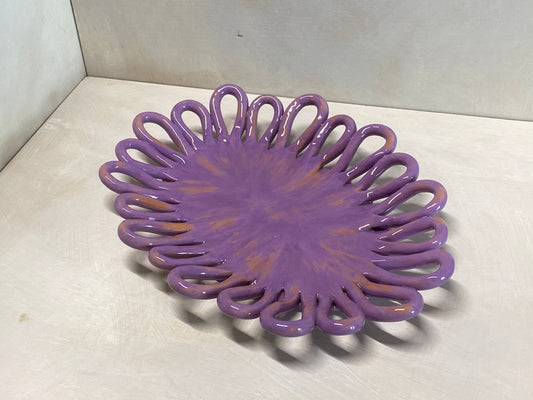 Centro Tavola Ovale Viola