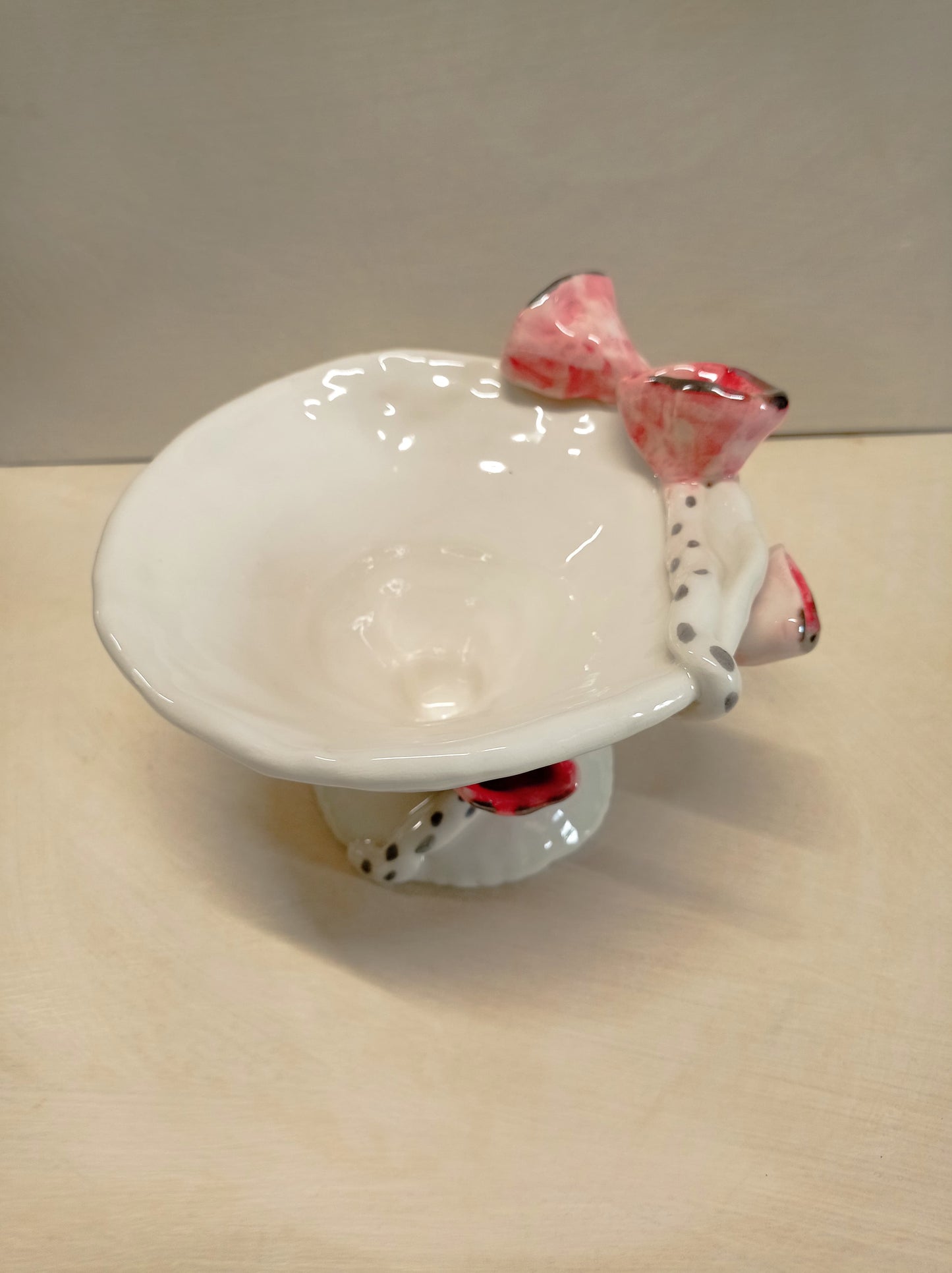 Alzata Porta Bon-Bon Fiore Rosa