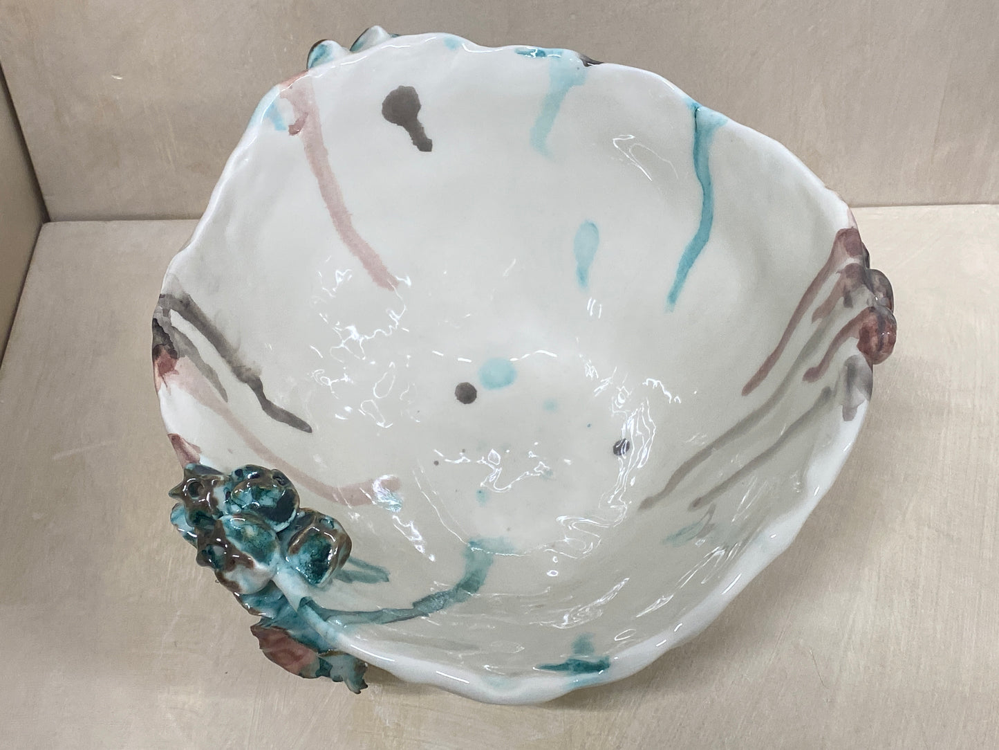 Ciotola Conchiglia Grande Bianca