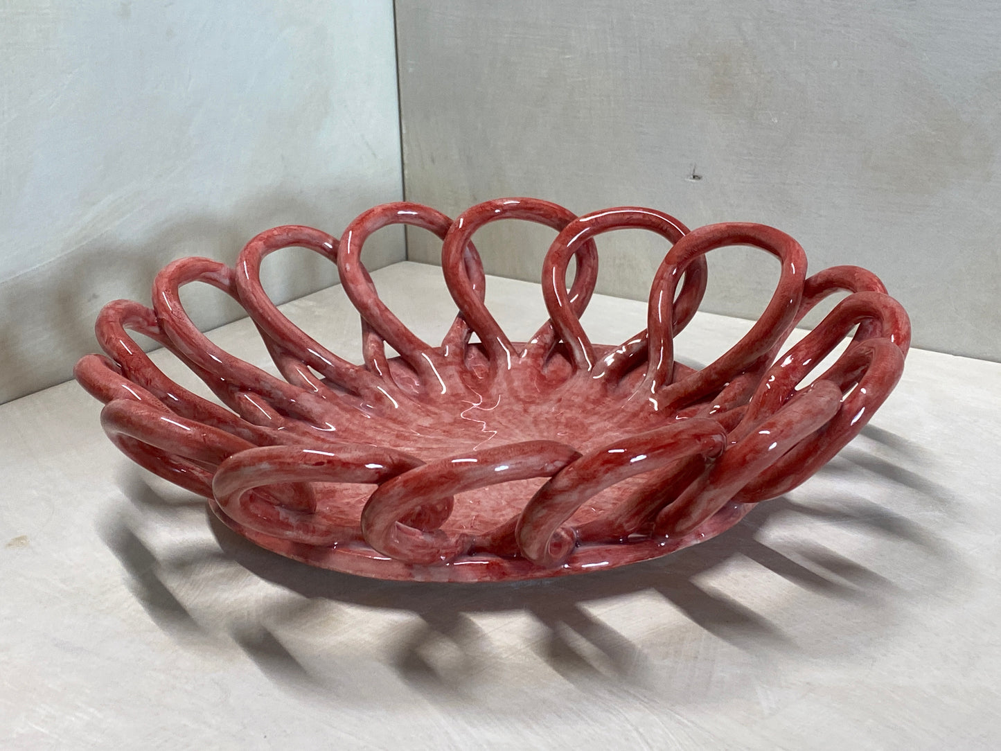 Centro Tavola Grande Rosso