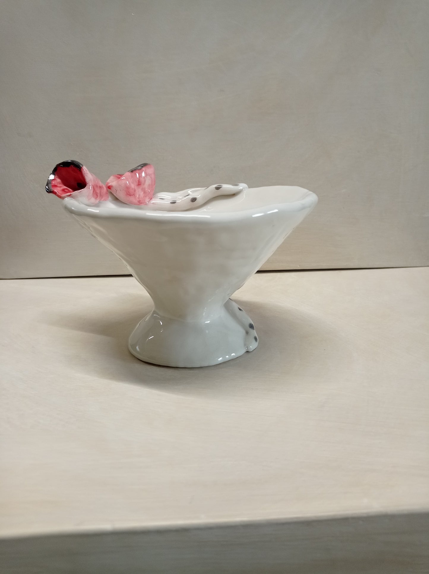 Alzata Porta Bon-Bon Fiore Rosa