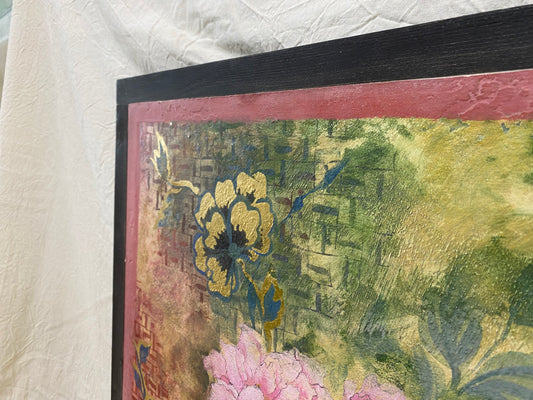 Pannello Peonia Rosa