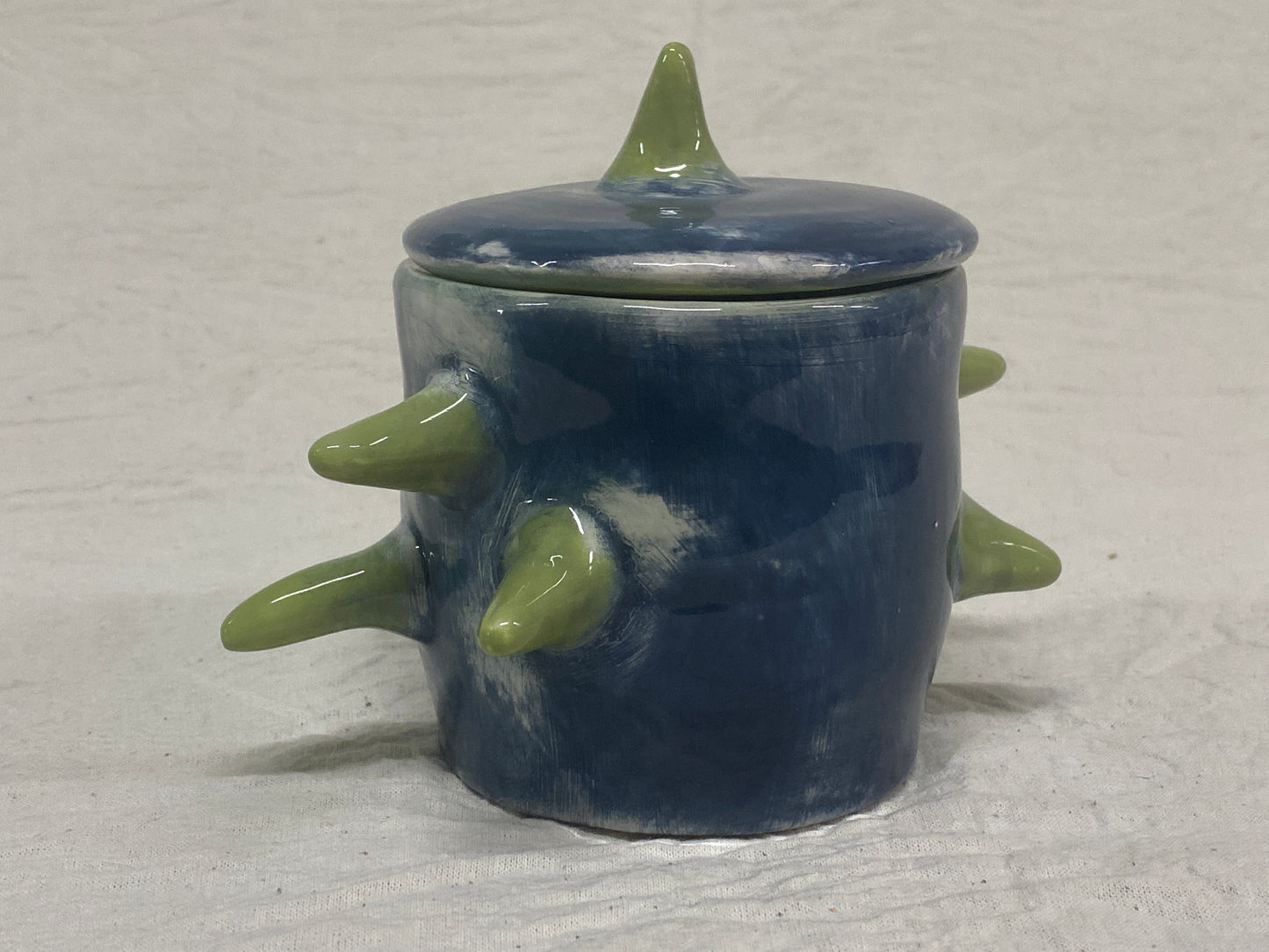 Barattolo Blu e Verde