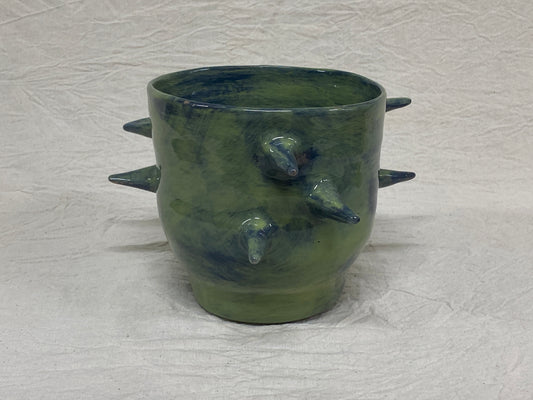 Vaso Grande Verde e Blu