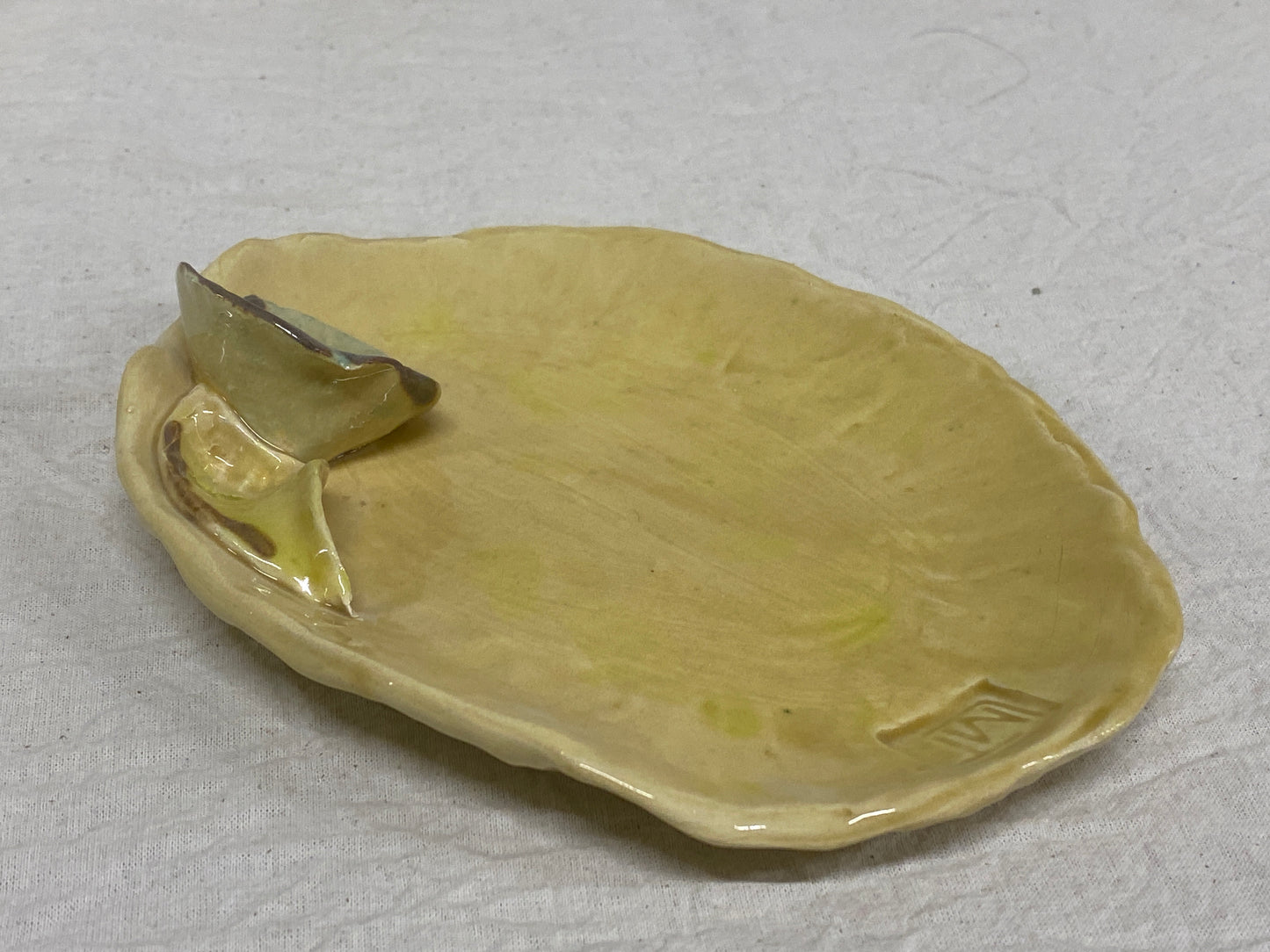 Set 2 Tazzine + Piattino Fiori Miele