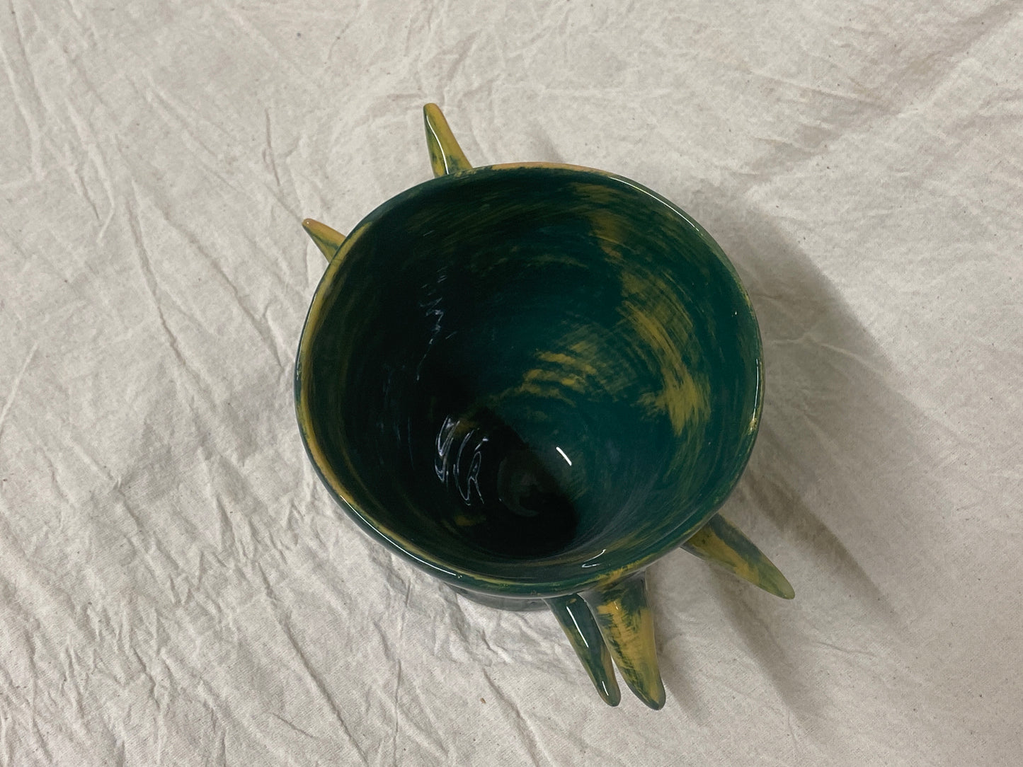 Vaso Piccolo Verde e Giallo