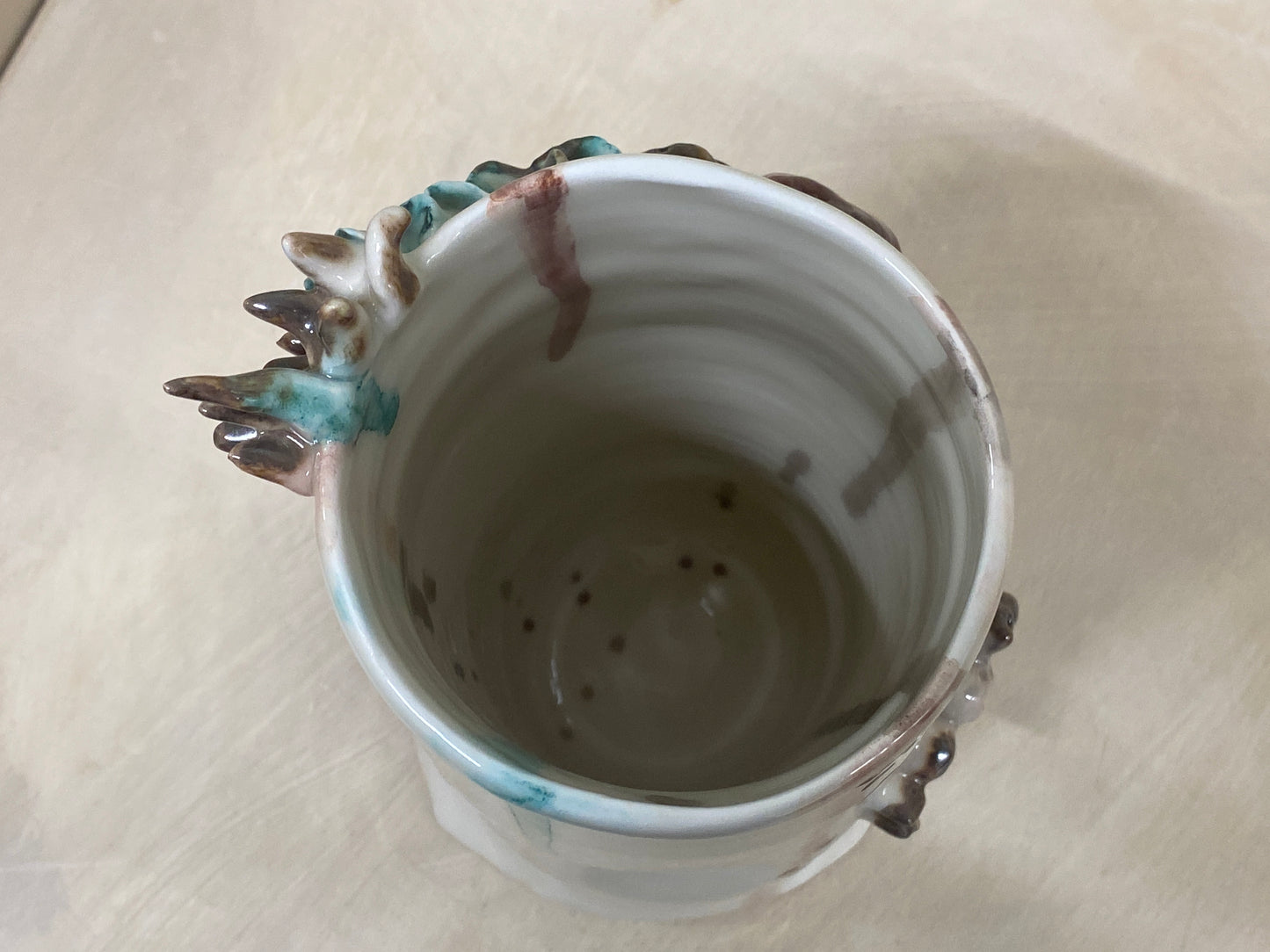 Vaso Conchiglie Alto Bianco