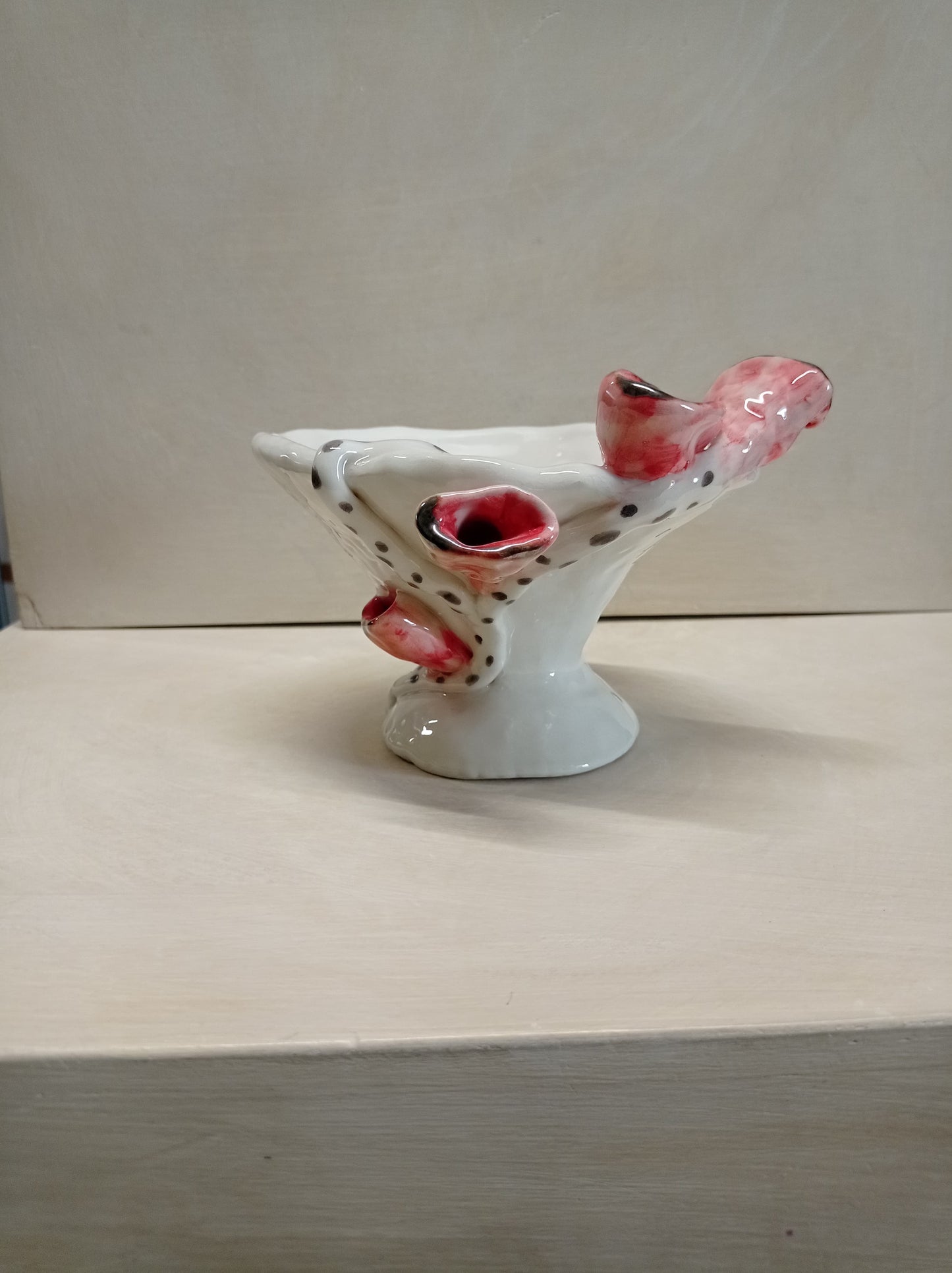 Alzata Porta Bon-Bon Fiore Rosa