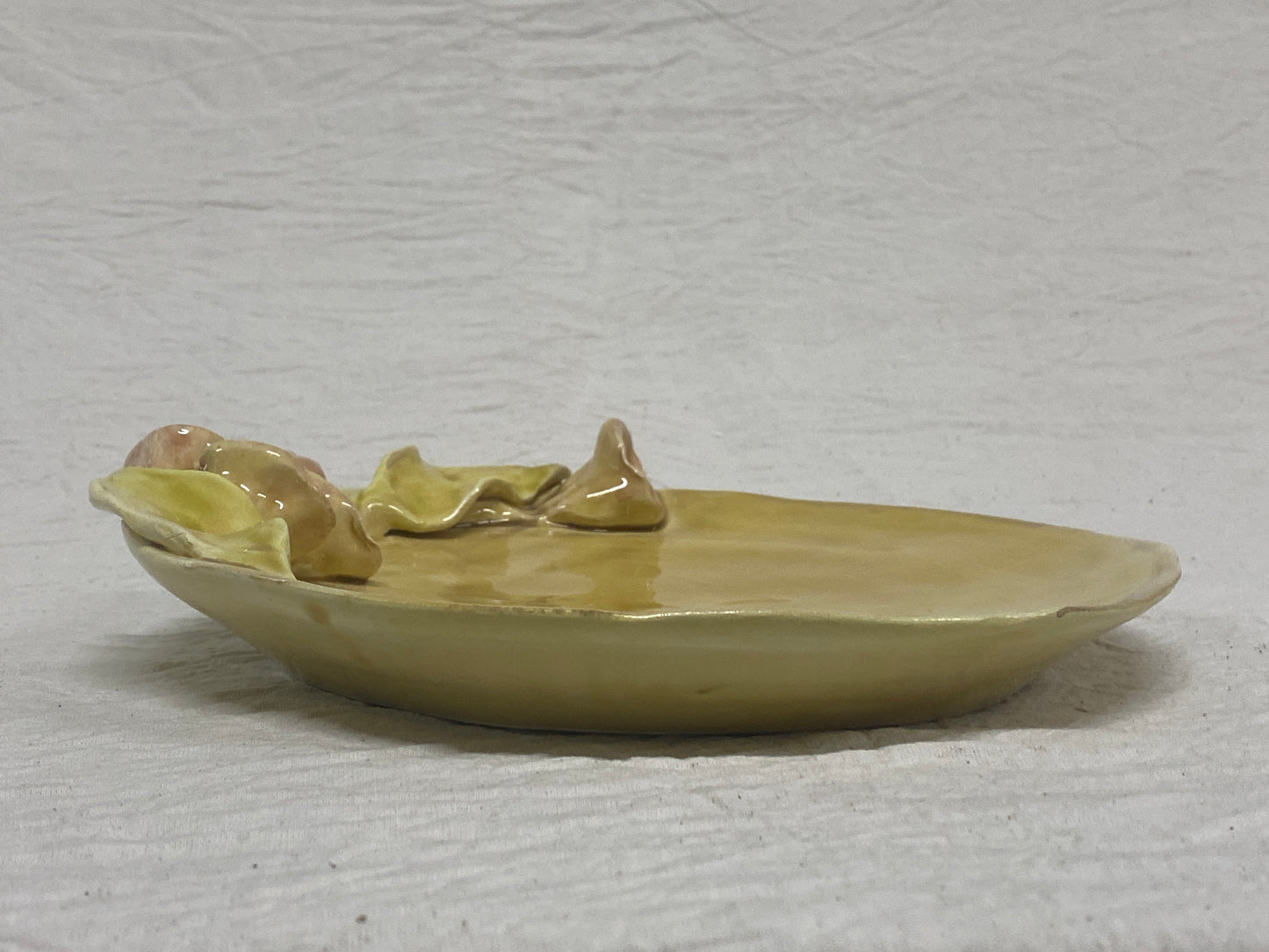 Piatto/Centro Tavola Fiori Miele