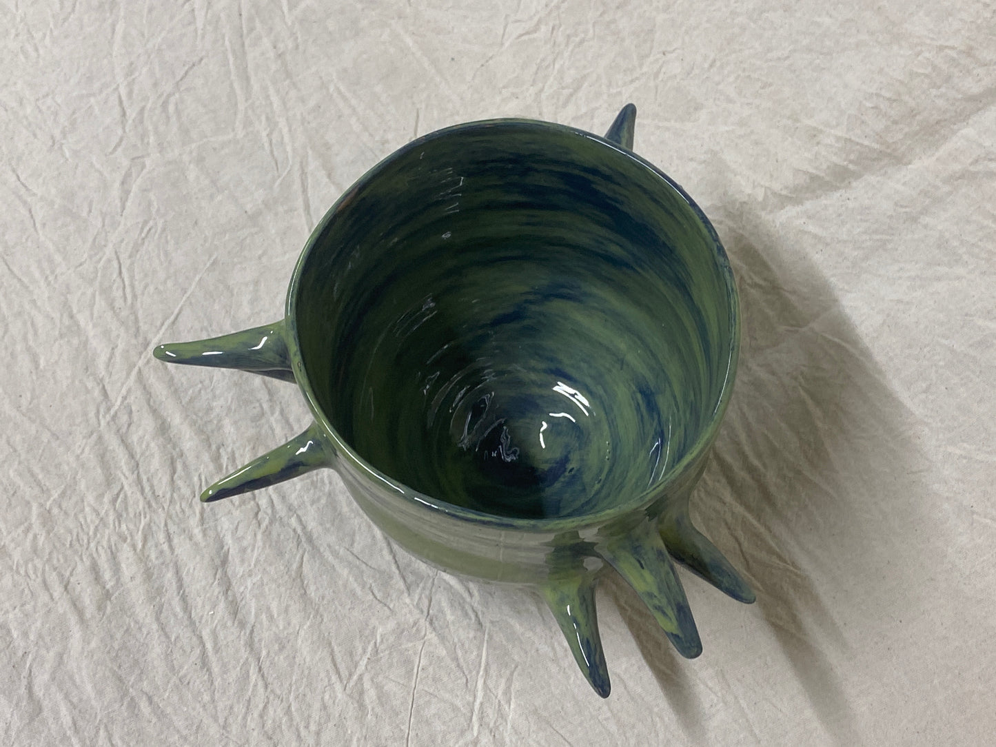 Vaso Grande Verde e Blu