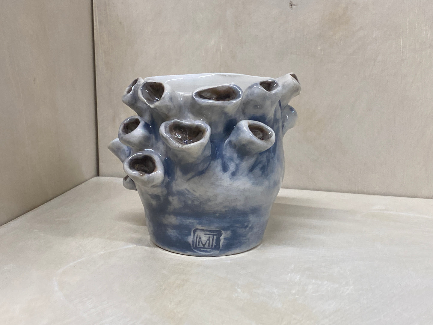 Vaso Anemone Piccolo Blu