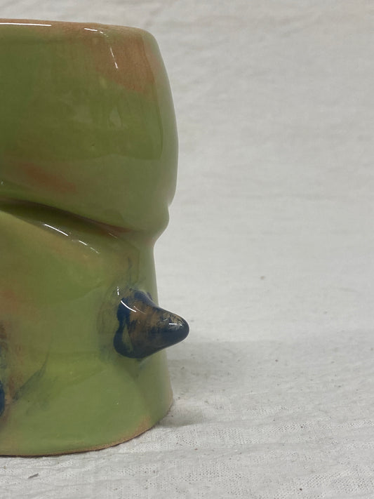 Bicchiere Verde e Blu