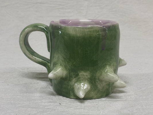 Tazza Verde e Viola Colato