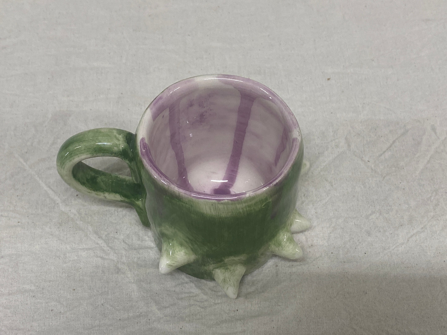 Tazza Verde e Viola Colato