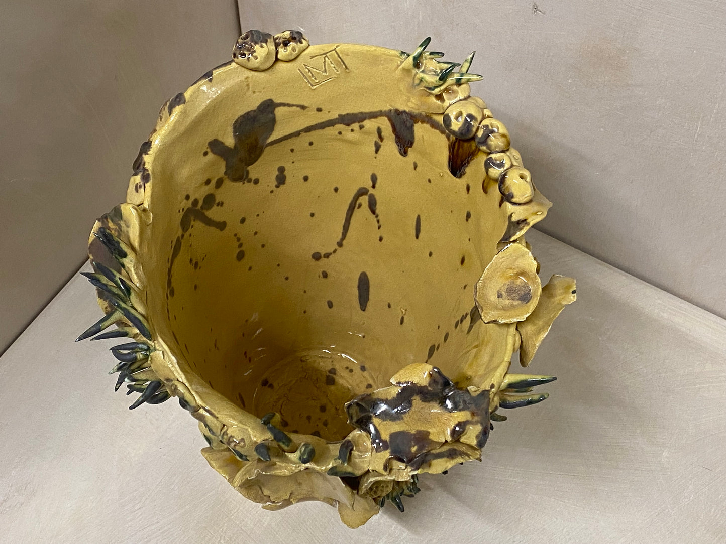 Vaso Grande Miele Marino