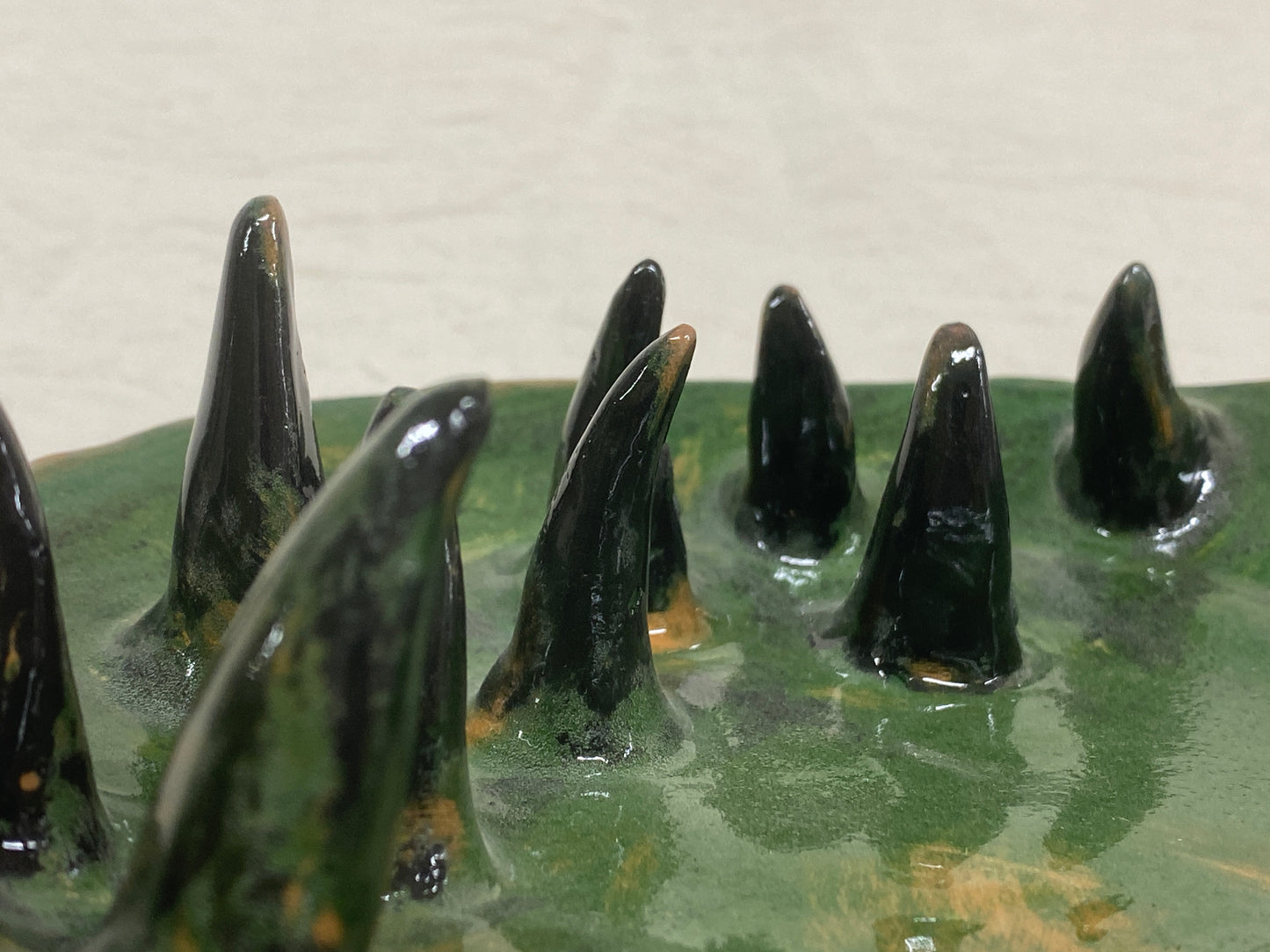 Piatto Medio Verde e Nero