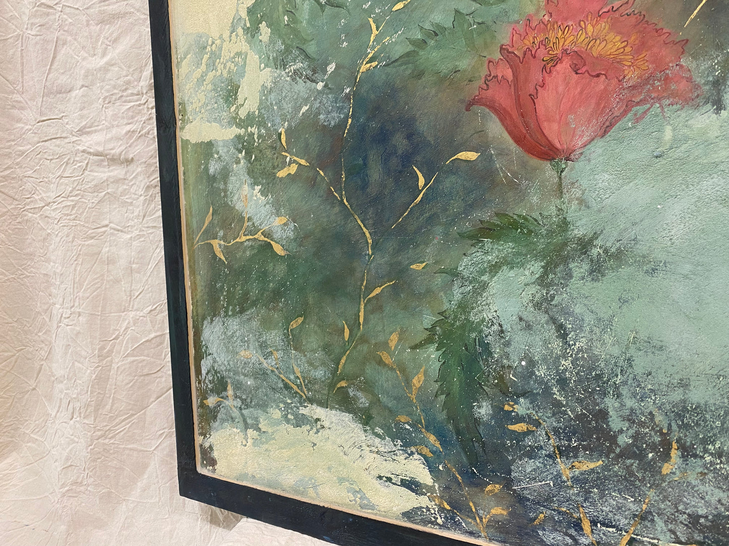 Pannello Peonia Verde