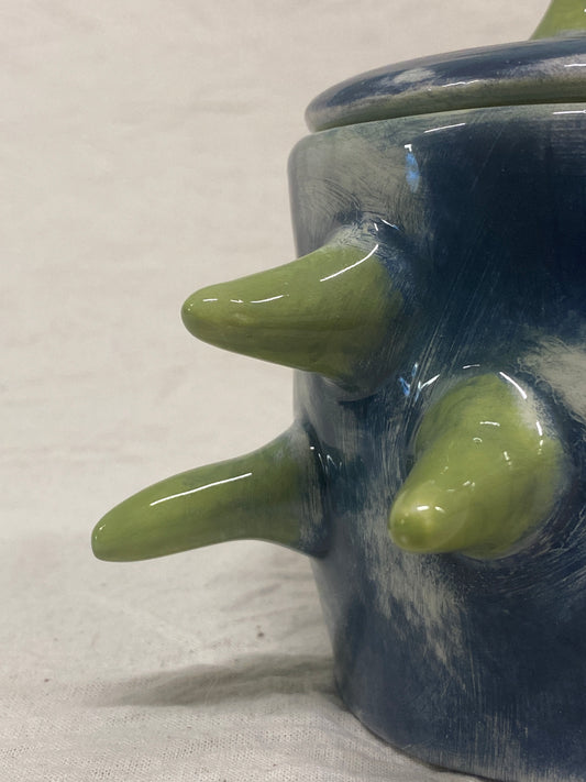 Barattolo Blu e Verde