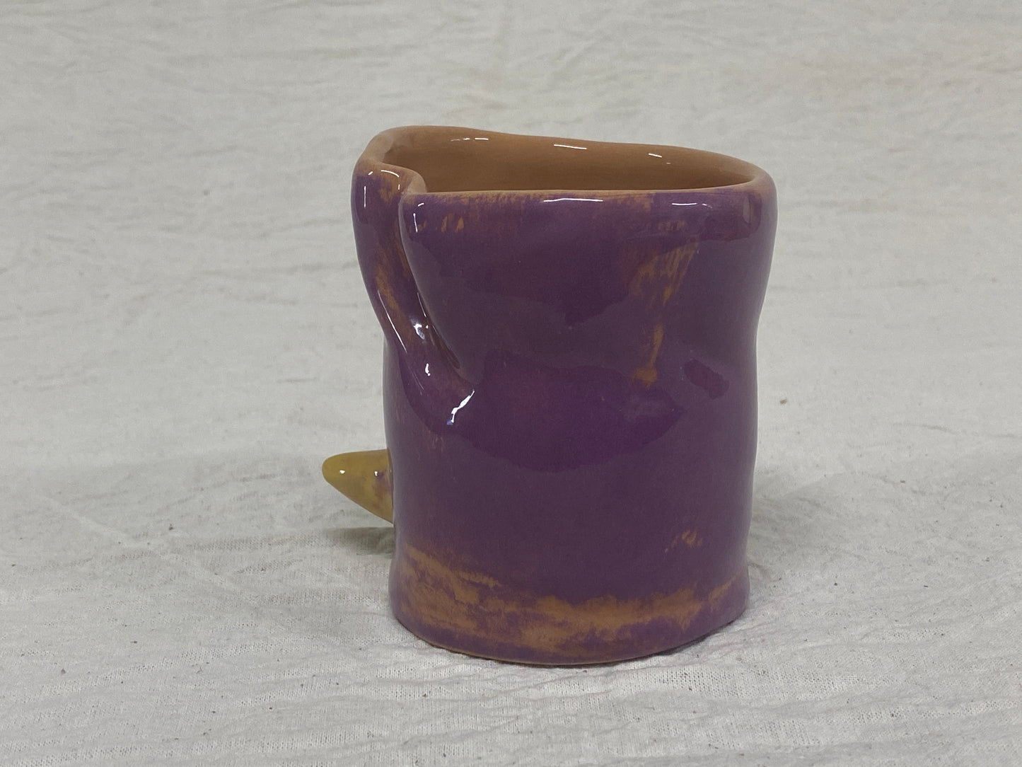 Bicchiere Viola e Giallo