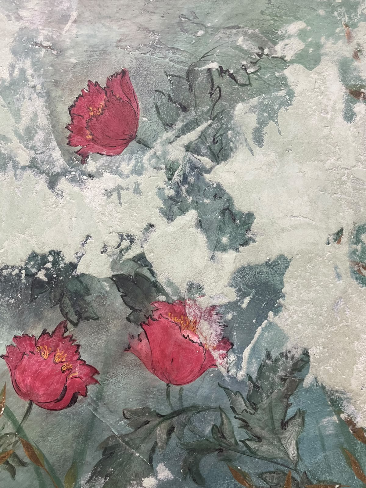 Pannello Peonia Rosa