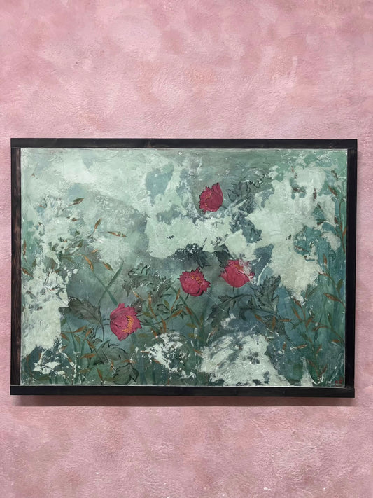 Pannello Peonia Rosa